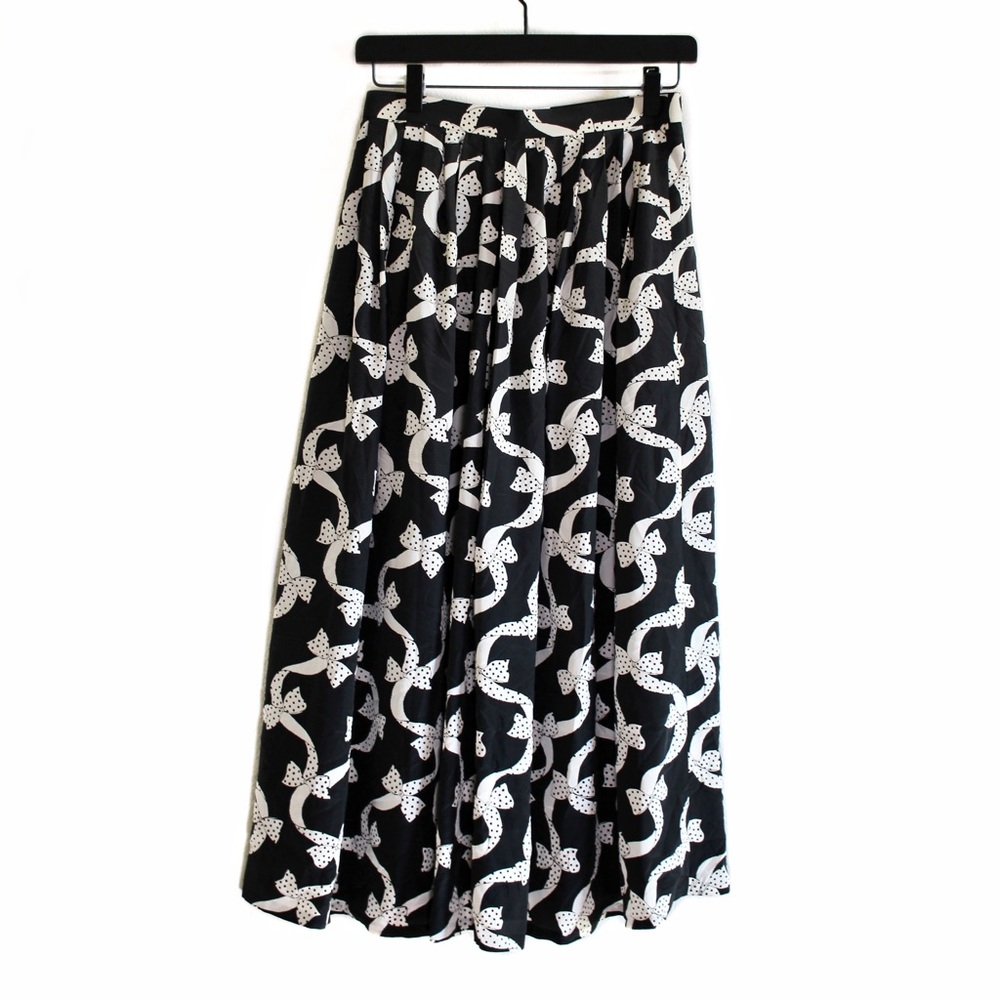 VINTAGE Bow Print Skirt